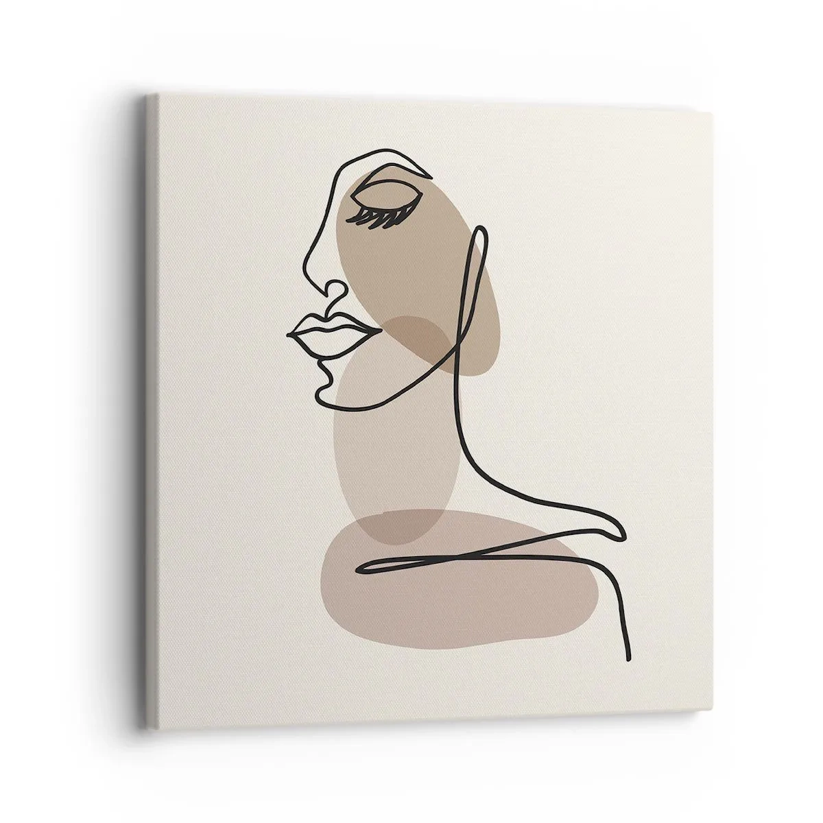 Schilderen op canvas - Luisteren naar zichzelf - 30x30 cm