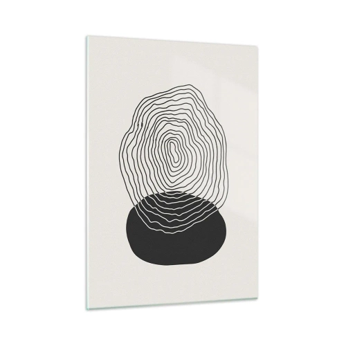 Schilderen op glas - Duur en spiertrekkingen - 50x70 cm