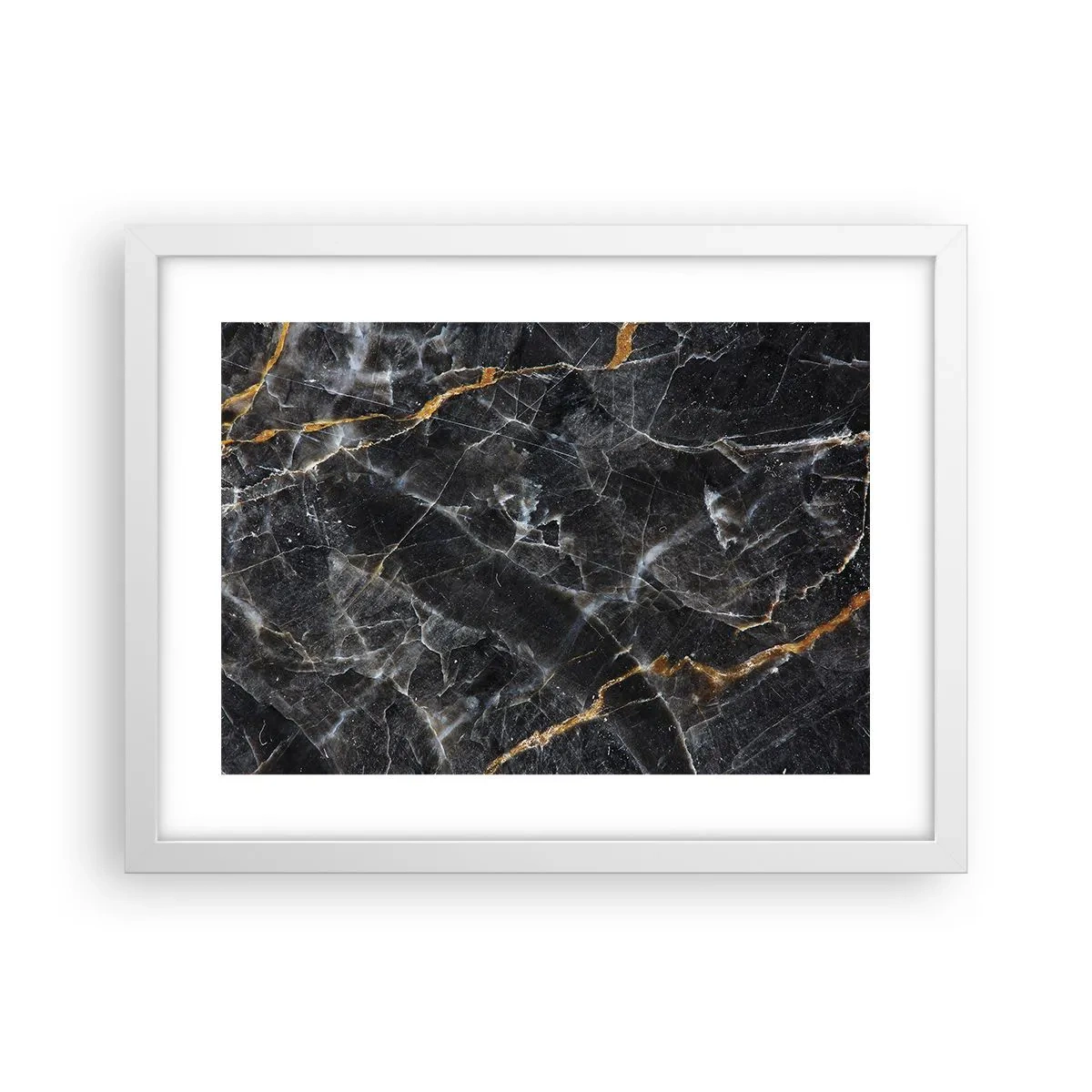 Poster in een witte lijst - Het innerlijke leven van de steen - 40x30 cm