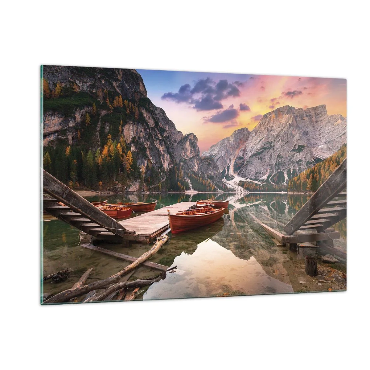 Schilderen op glas - Belofte van de dag - 120x80 cm