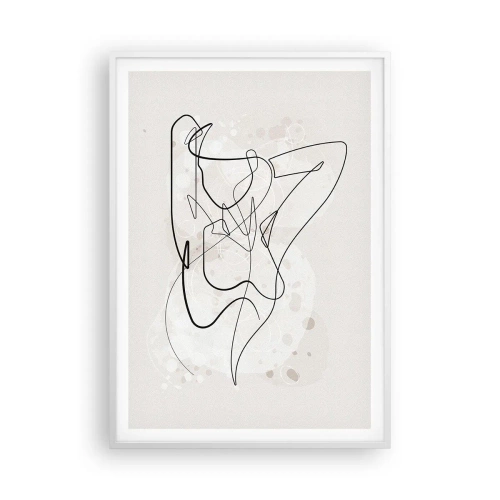 Poster in een witte lijst - De kunst van het verleiden - 70x100 cm