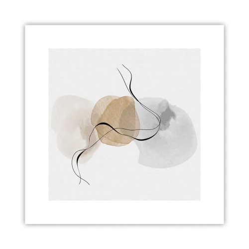 Poster - Lucht kralen - 30x30 cm