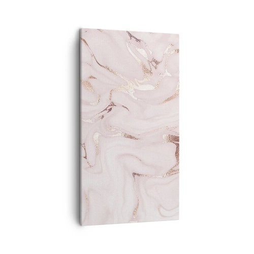 Schilderen op canvas - In een roze sjaal - 45x80 cm