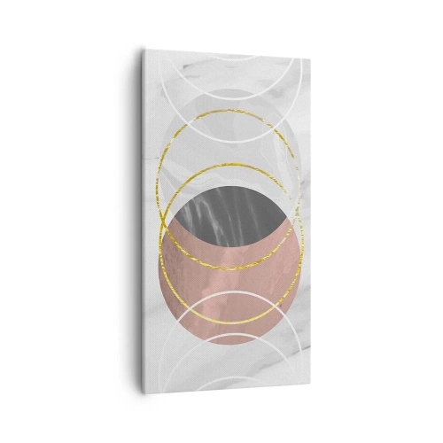 Schilderen op canvas - Muziek van de sferen - 55x100 cm