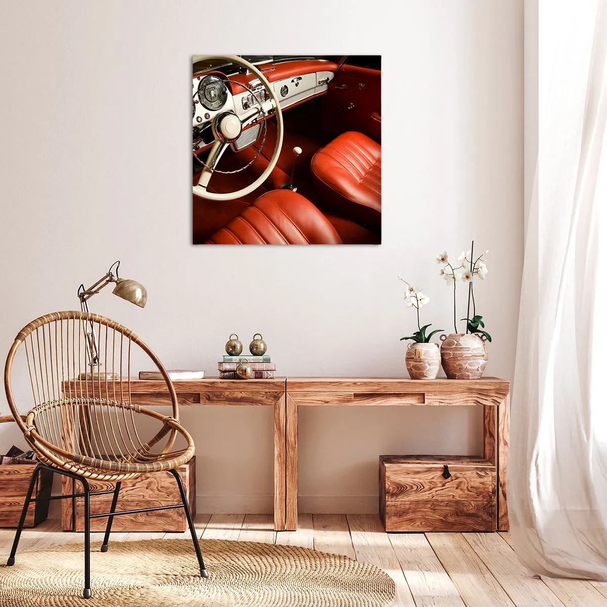 Schilderen op canvas - Vintage luxe - 60x60 cm