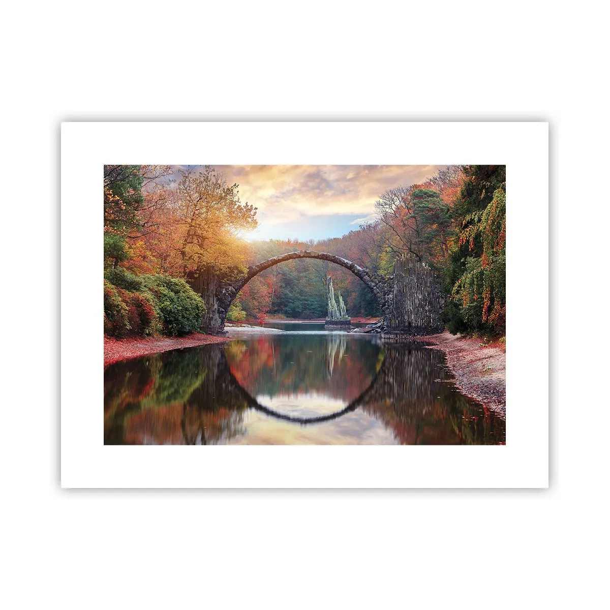 Poster - Aan de andere kant van de spiegel - 40x30 cm