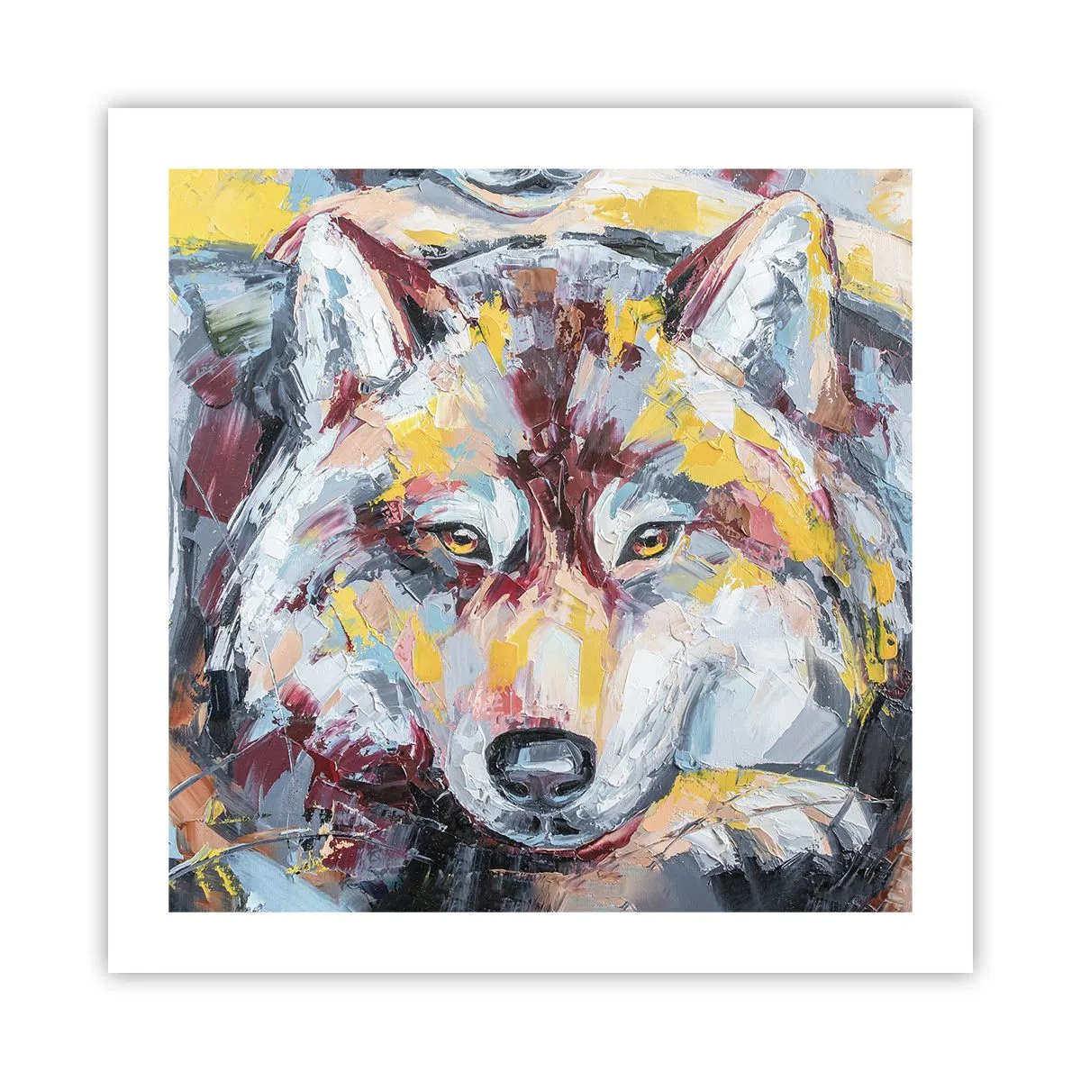 Poster - Gemoedsrust onder dierbaren - 50x50 cm