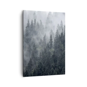 Schilderen op canvas - Bos dageraad - 50x70 cm