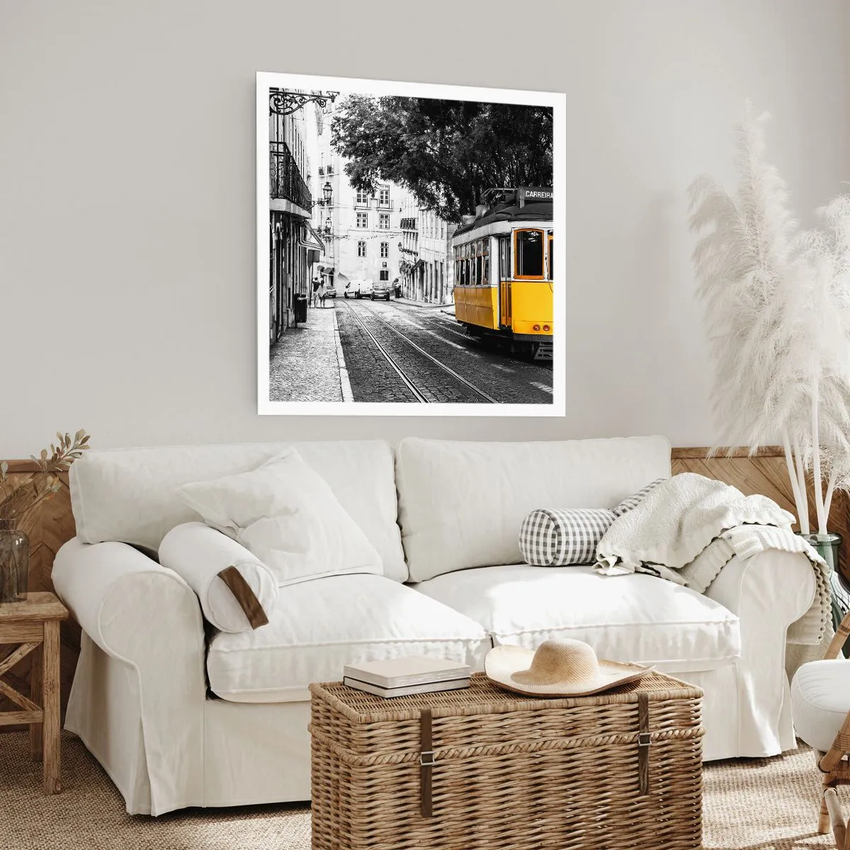 Poster - En op de achtergrond fado - 40x40 cm