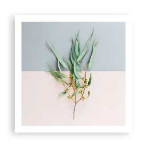 Poster - Subtiliteit in pastelkleuren - 60x60 cm