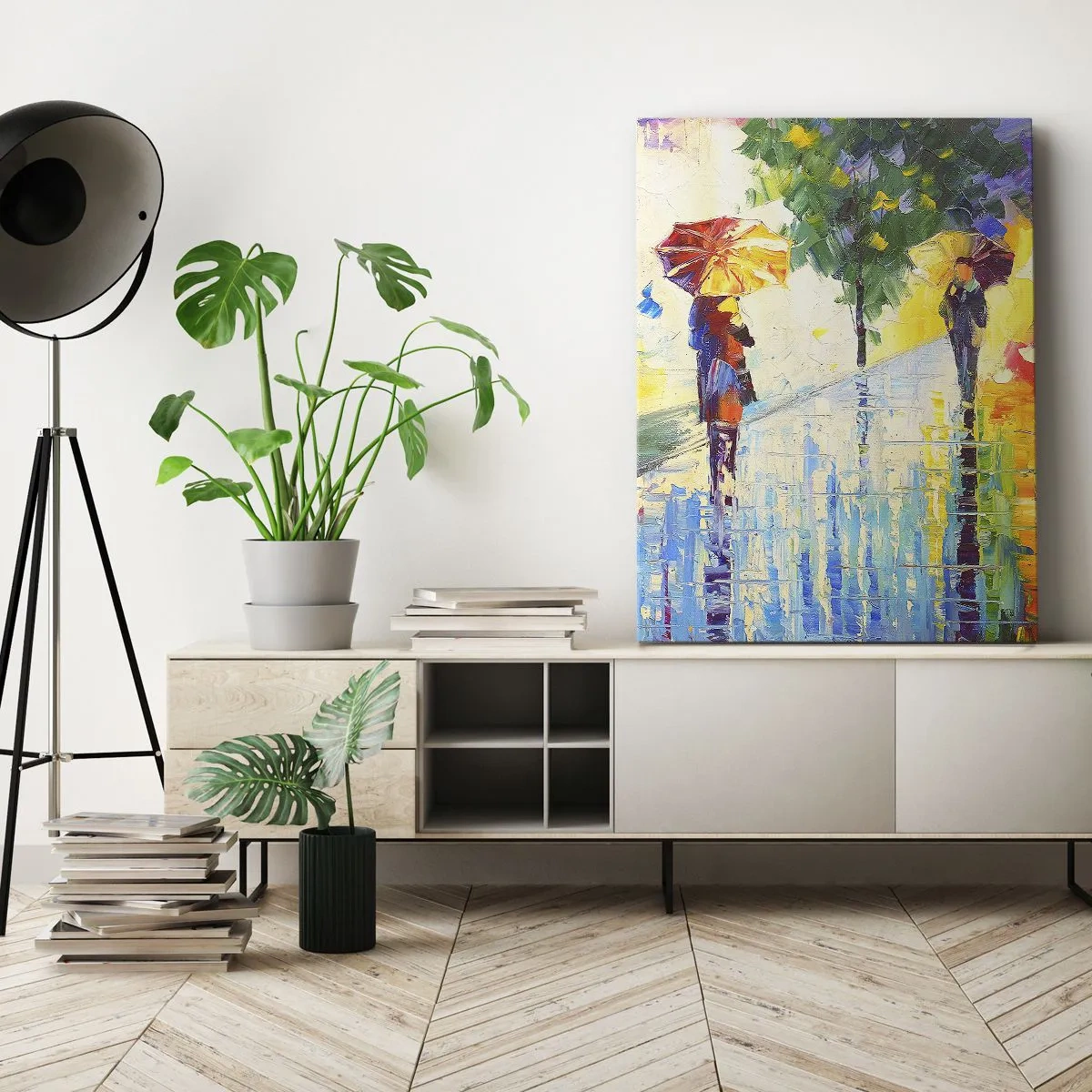 Schilderen op canvas - Nu is het helemaal duidelijk - 50x70 cm