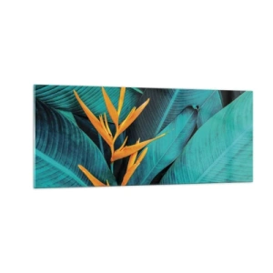 Schilderen op glas - Eden bloem - 100x40 cm