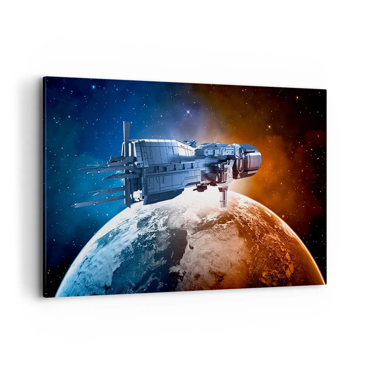 Schilderen op canvas - Een zorgvuldige waarnemer - 120x80 cm