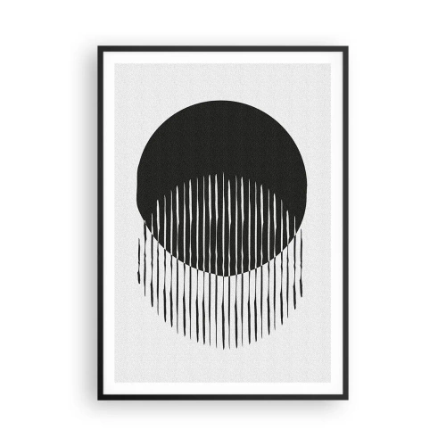 Poster in een zwarte lijst - Zijn alter ego - 70x100 cm