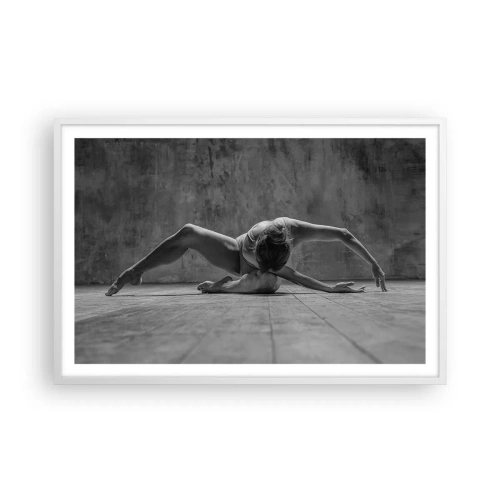 Poster in een witte lijst - Symmetrie gevonden - 91x61 cm