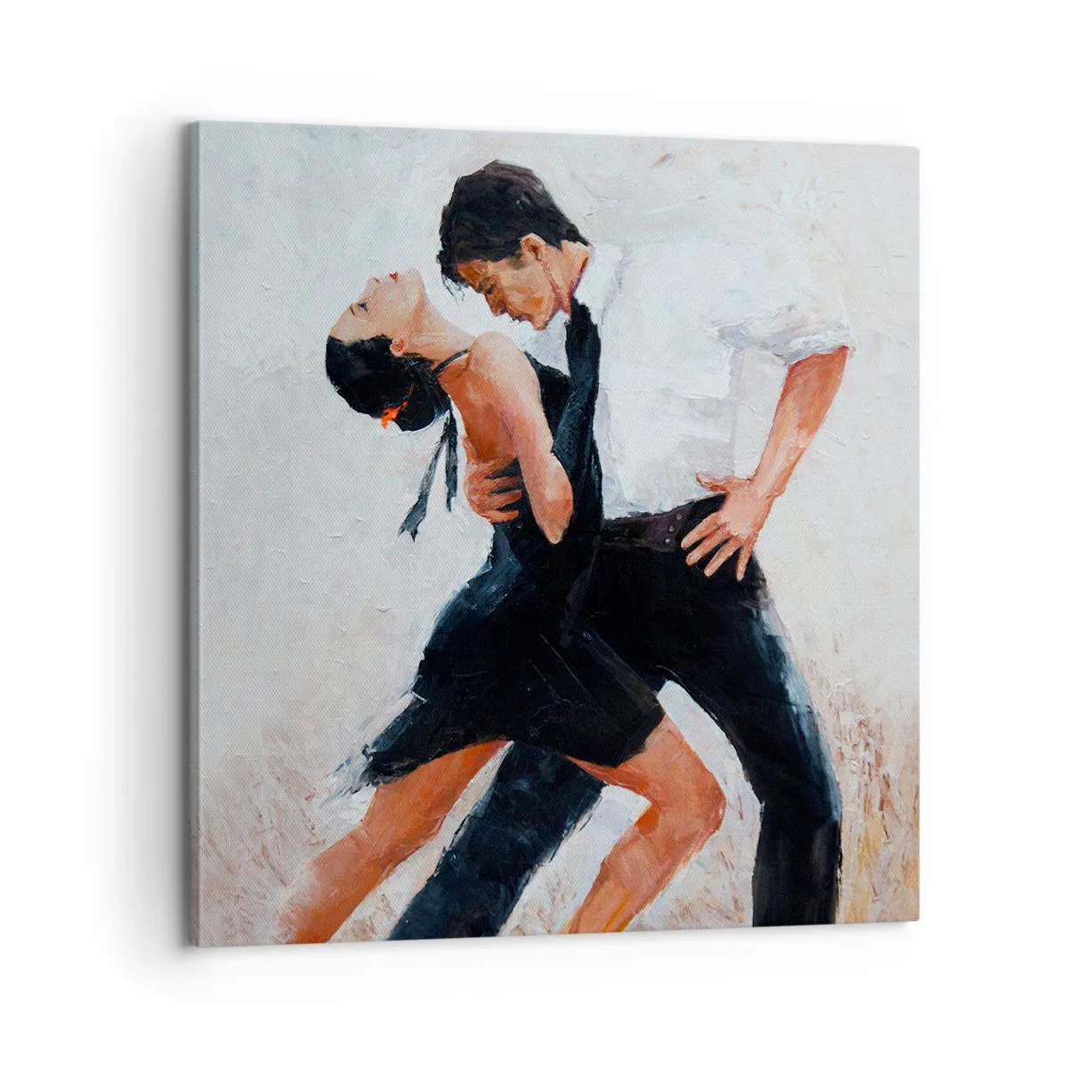 Schilderen op canvas - Tango van mijn dromen - 60x60 cm