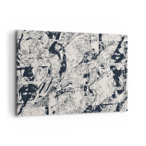 Schilderen op canvas - Interpenetratie van tegenstellingen - 100x70 cm