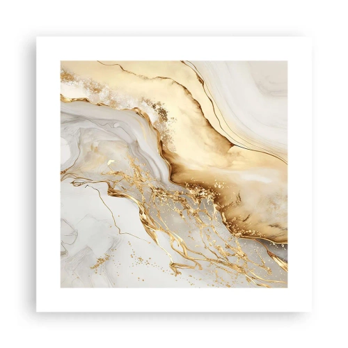 Poster - Abstractie: schoonheid en goedheid - 40x40 cm