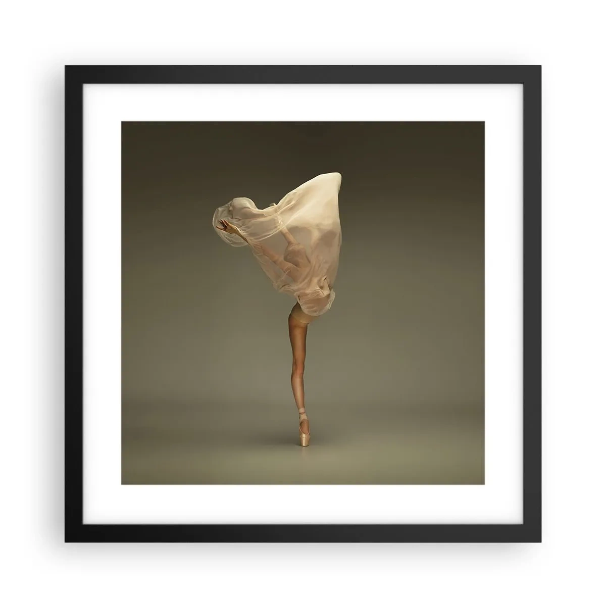 Poster in een zwarte lijst - Het zal snel omhoog vliegen - 40x40 cm