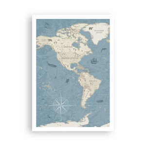 Poster - De wereld binnen handbereik - 70x100 cm