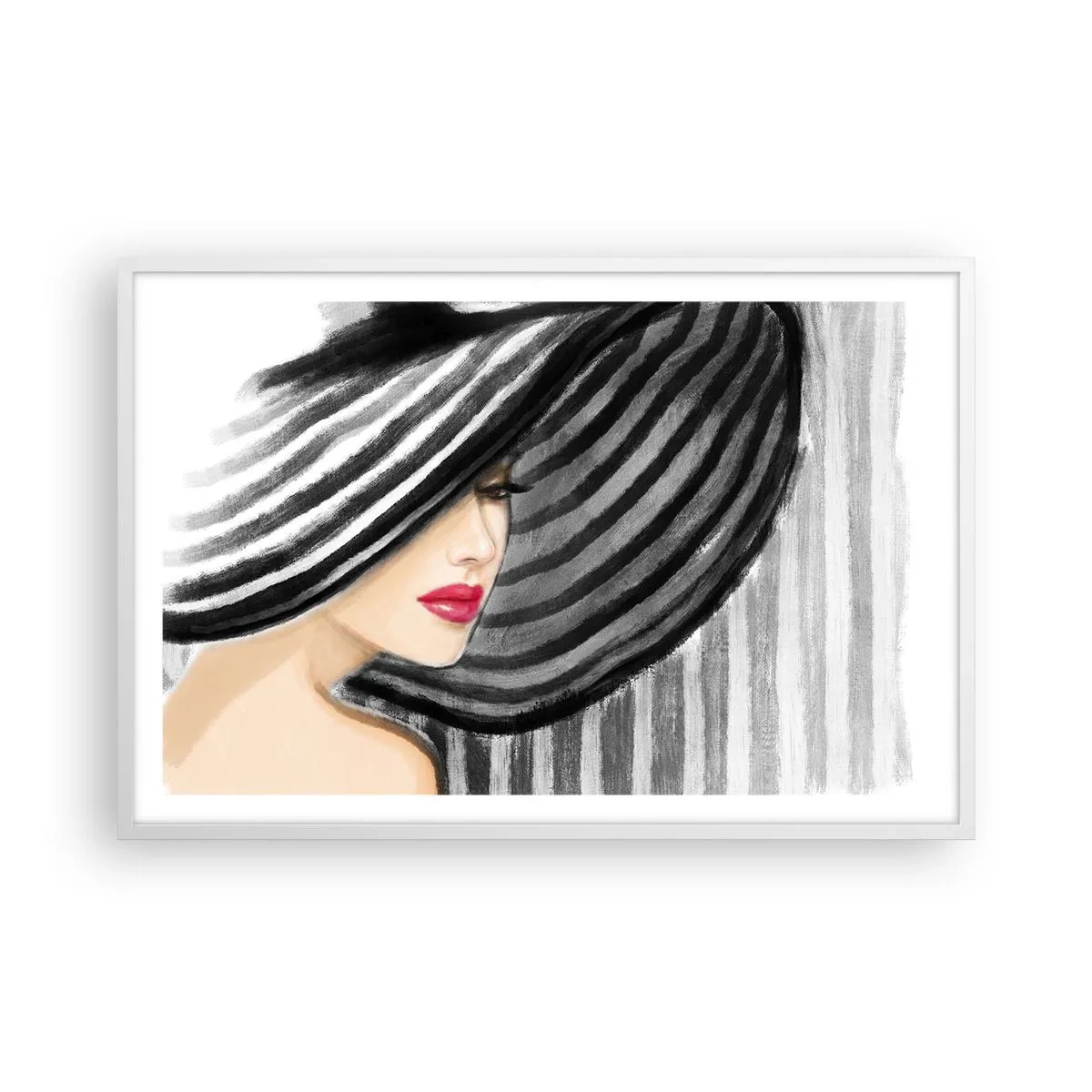 Poster in een witte lijst - Waar moet je zoeken? - 91x61 cm