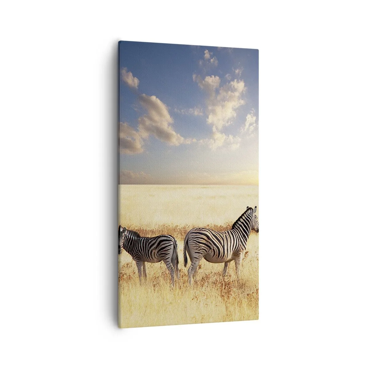 Schilderen op canvas - Ga weg, verstoor onze vrede niet - 55x100 cm