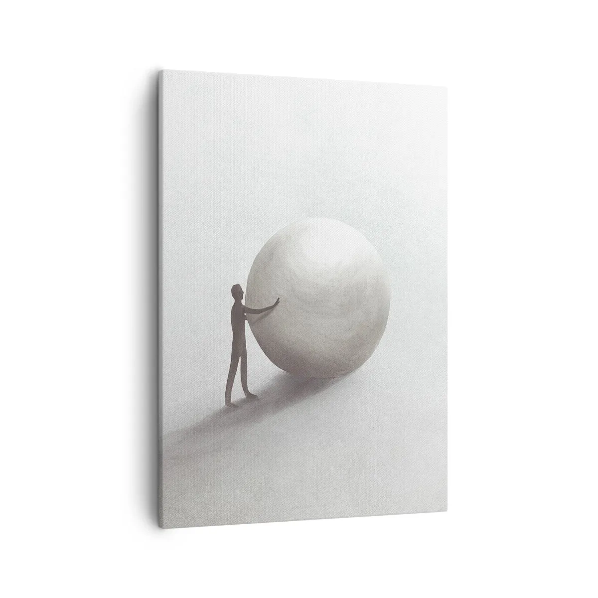 Schilderen op canvas - Het spel van het leven - 50x70 cm