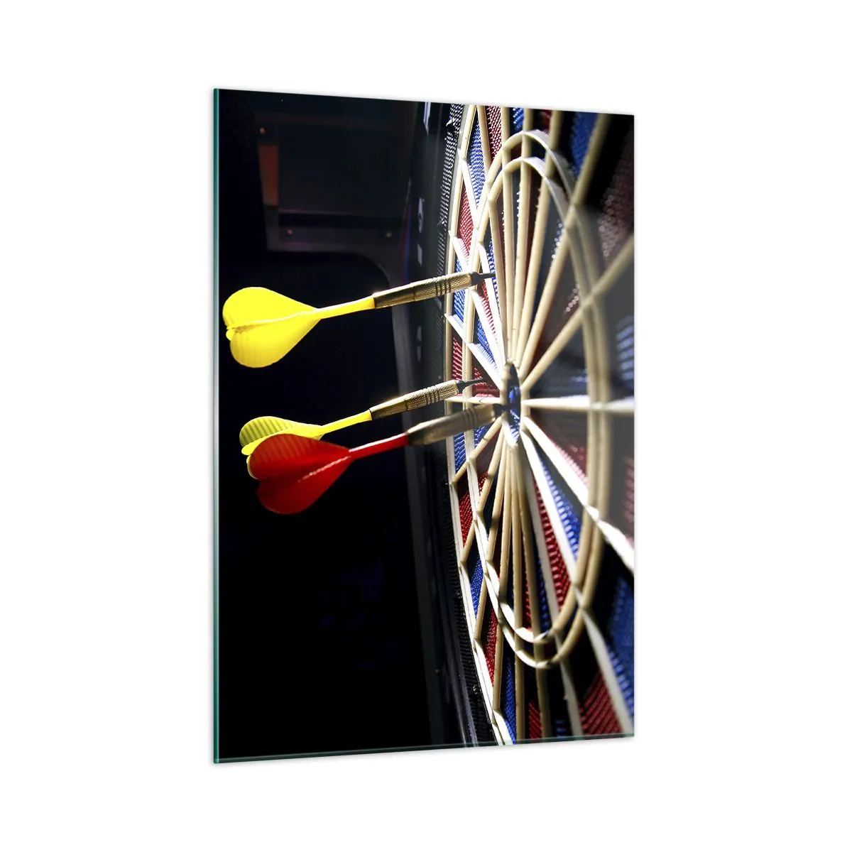 Schilderen op glas - De spikerop de kop - 50x70 cm