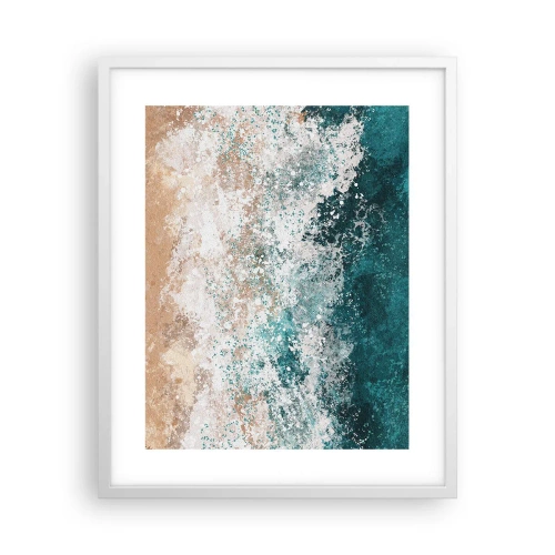 Poster in een witte lijst - Zeeverhalen - 40x50 cm