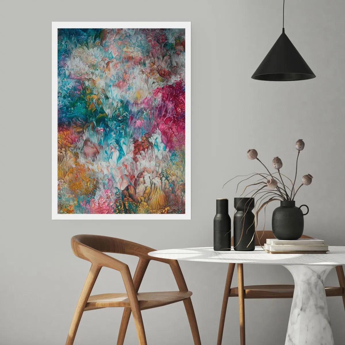 Poster - Volledig in bloei - 70x100 cm