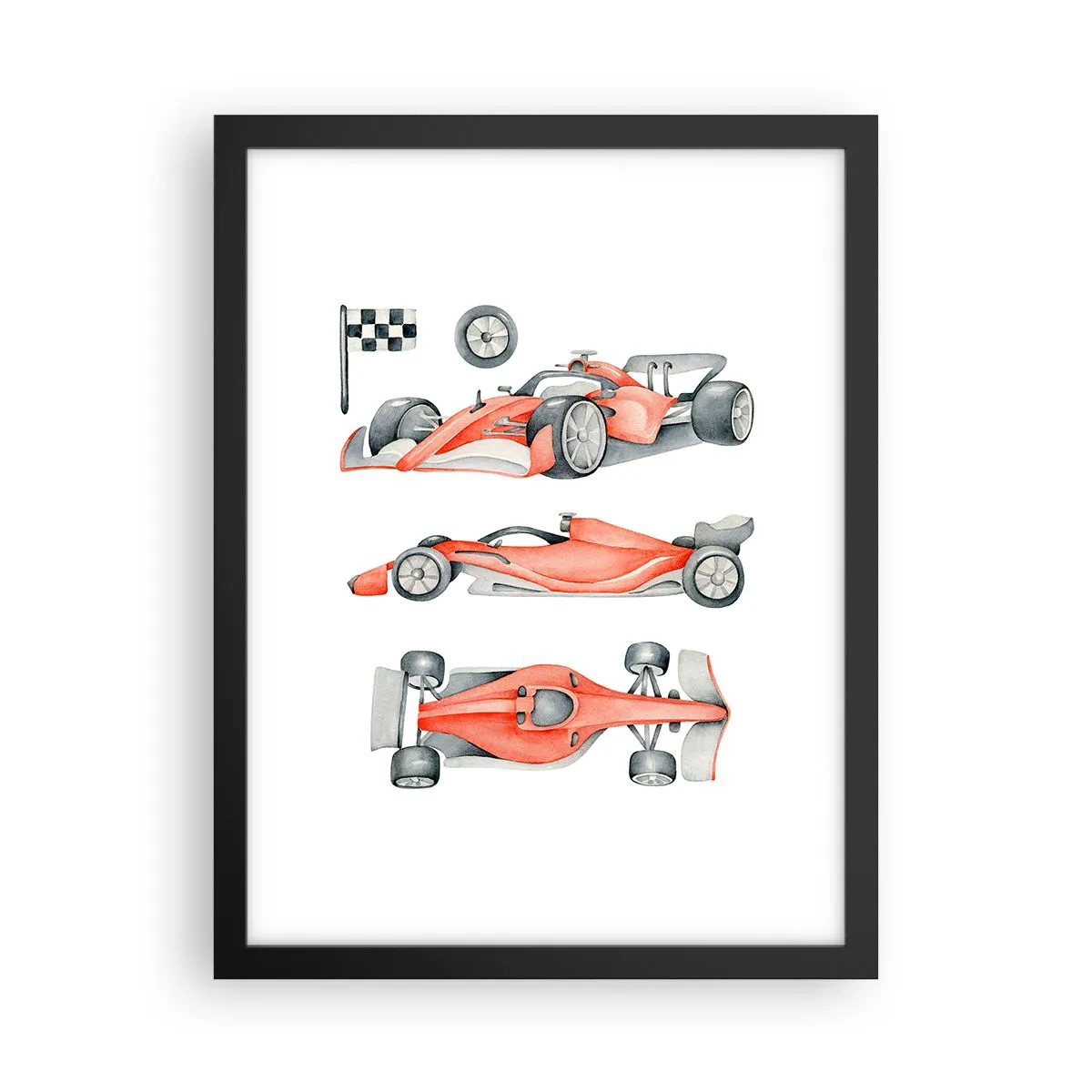 Poster in een zwarte lijst - Jaag je droom na - 30x40 cm