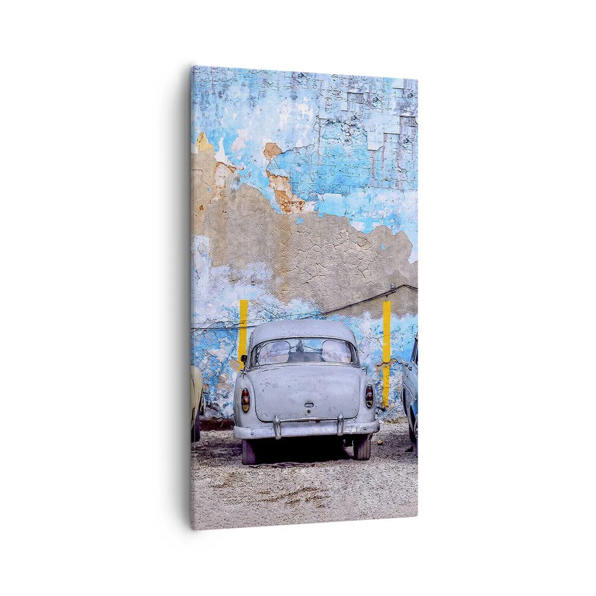 Schilderen op canvas - Veteranenbijeenkomst - 55x100 cm