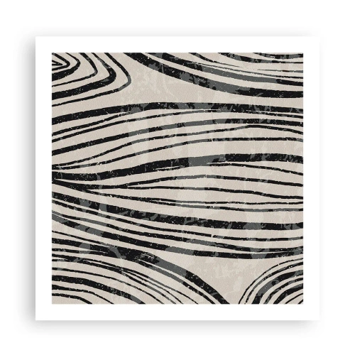 Poster - Lijnoverstromingsvlakte - 60x60 cm