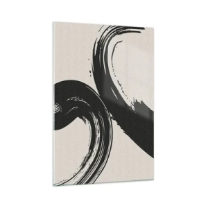 Schilderen op glas - Vegend en cirkevormig - 70x100 cm