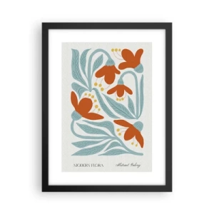 Poster in een zwarte lijst - Naar de aarde, naar de zon - 30x40 cm