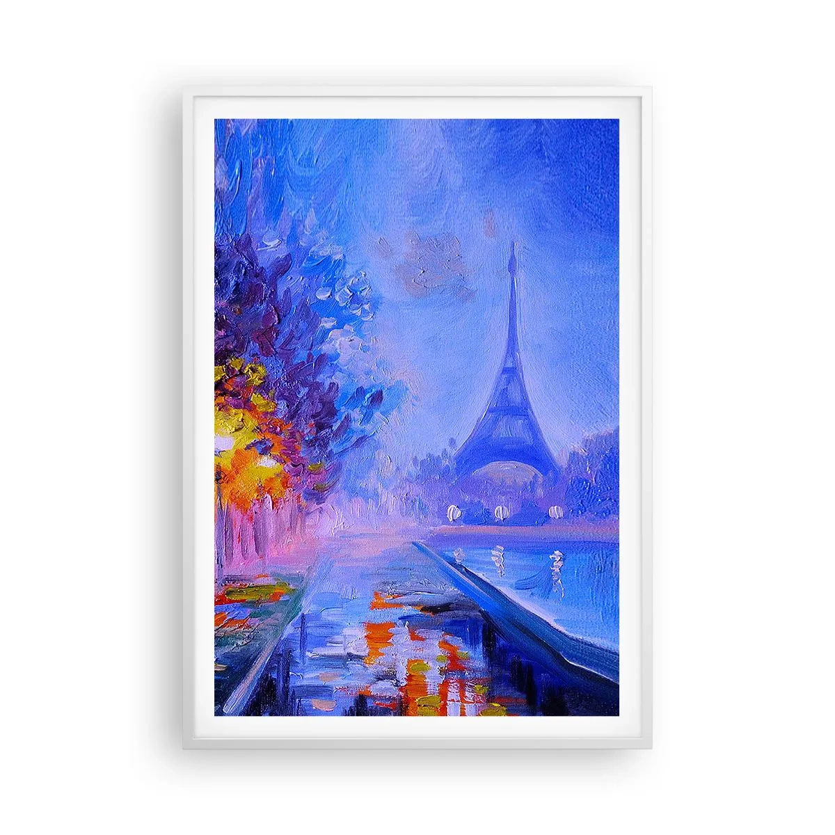 Poster in een witte lijst - Een droomwandeling - 70x100 cm
