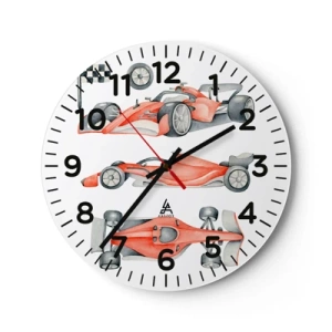 Wandklok - Klok - Jaag je droom na - 30x30 cm