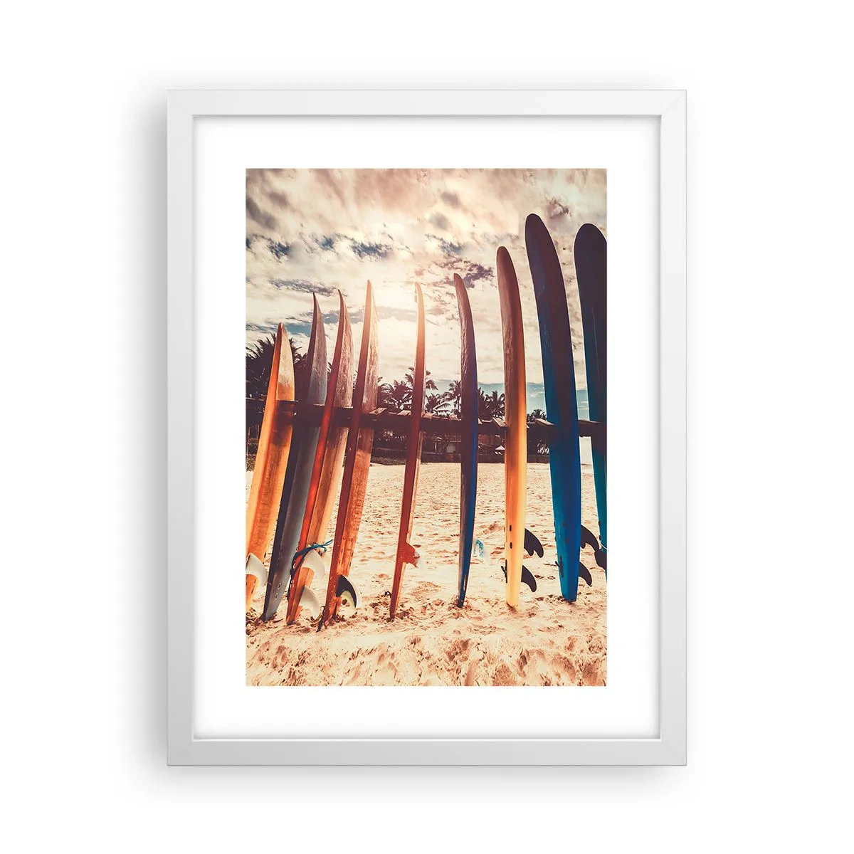 Poster in een witte lijst - Weltrusten, zie je morgen - 30x40 cm