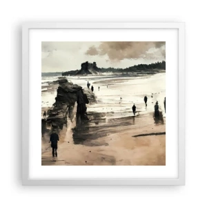 Poster in een witte lijst - Opgeroepen - 40x40 cm