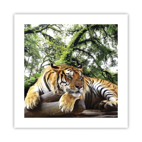 Poster - Met vriendelijke groet - 40x40 cm