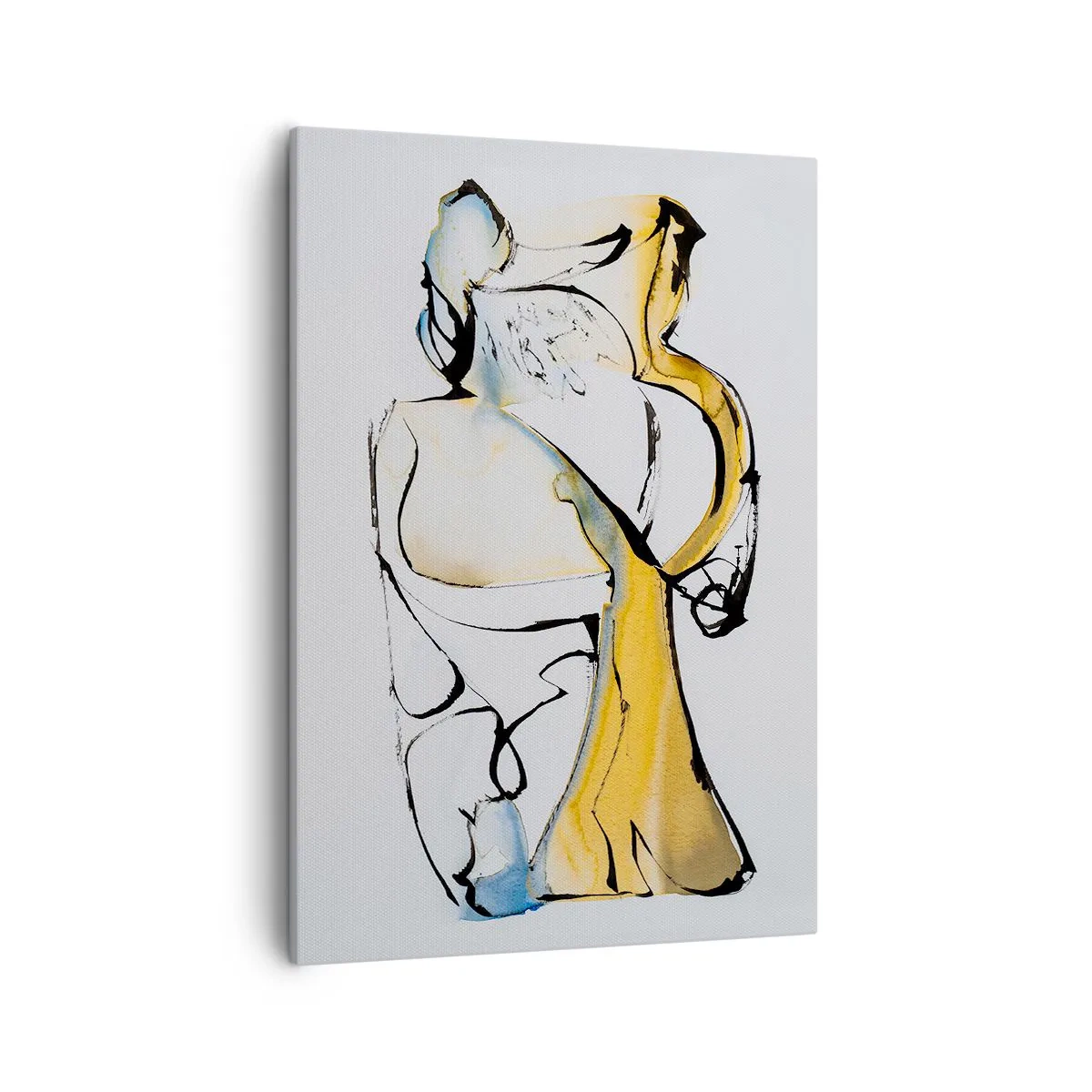 Schilderen op canvas - Glazen abstractie - 50x70 cm