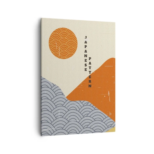 Schilderen op canvas - In de Japanse spirit - 50x70 cm