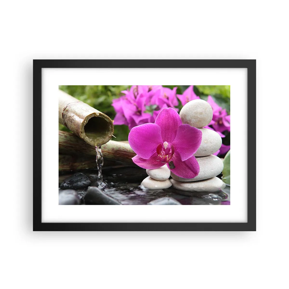 Poster in een zwarte lijst - Je bent al aan het rusten - 40x30 cm