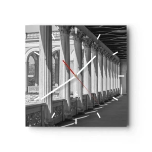 Wandklok - Klok - Zonnige arcade - 40x40 cm
