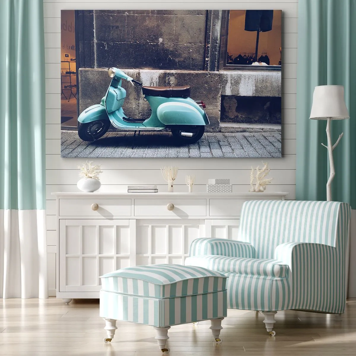 Schilderen op canvas - Onvergetelijke sfeer - 120x80 cm