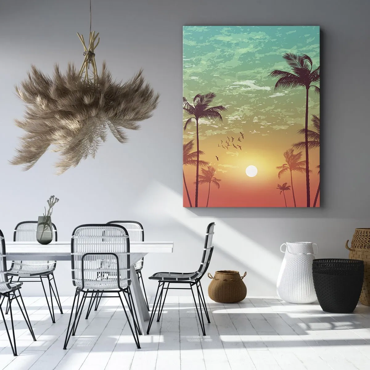Schilderen op canvas - Tropische sferen - 50x70 cm