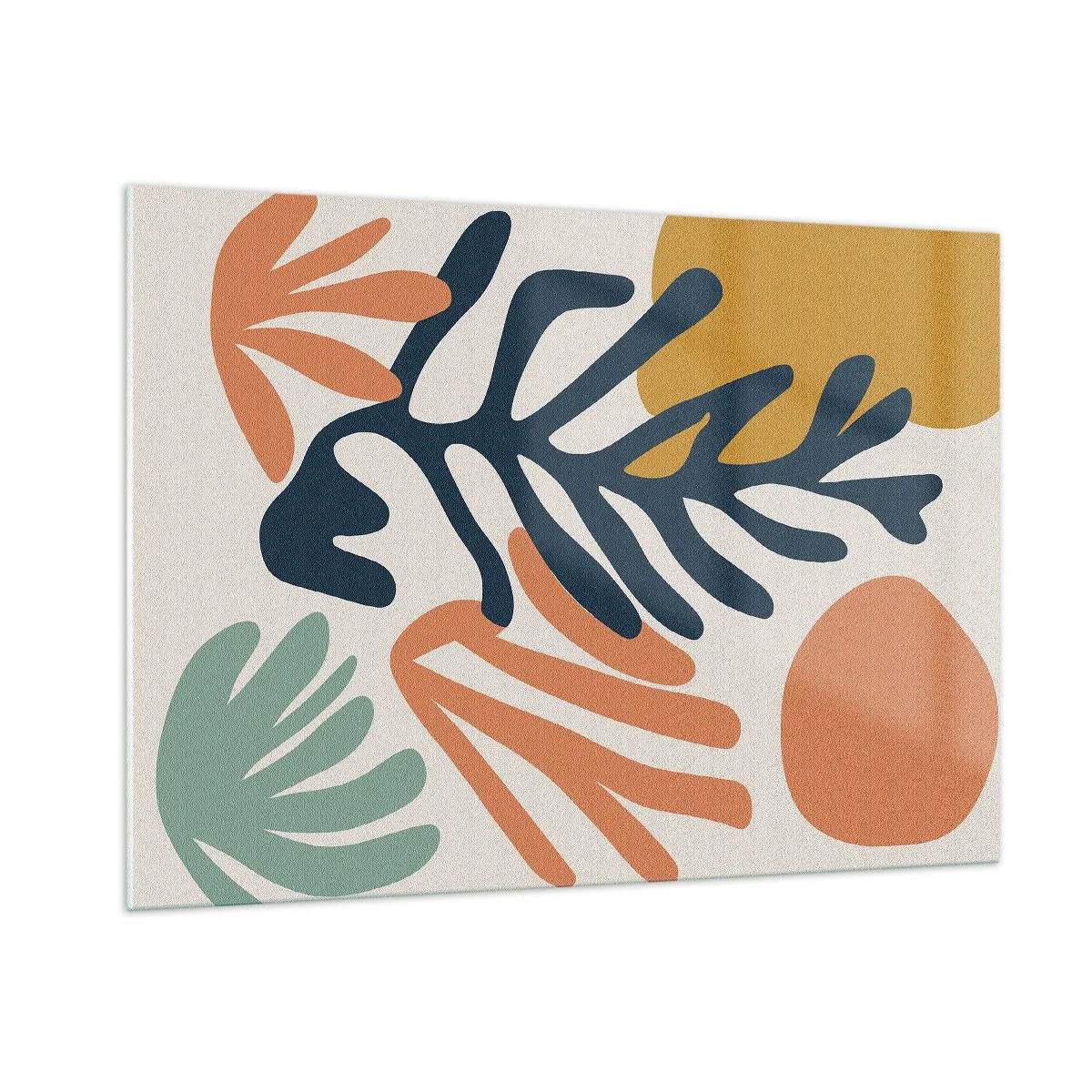 Schilderen op glas - Koraalzeeën - 100x70 cm