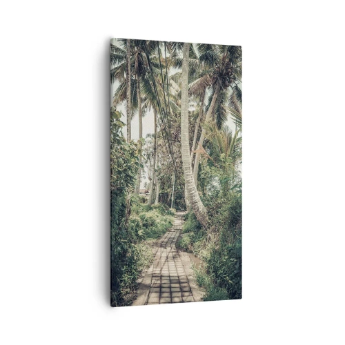 Schilderen op canvas - Palmsteeg - 55x100 cm