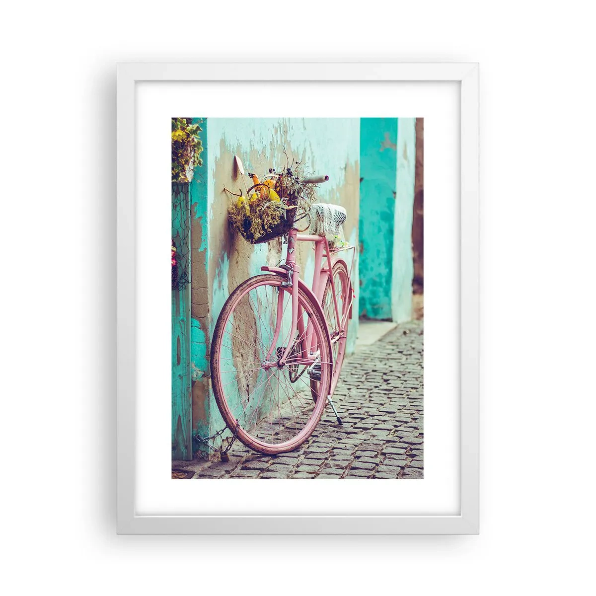 Poster in een witte lijst - Ben zo terug - 30x40 cm