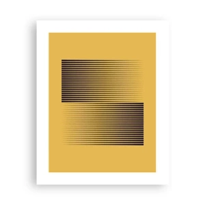 Poster - Vierkant van tegenpolen - 40x50 cm